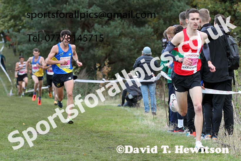 Senior mens 2021 National Cross Country Relays, Berry Hill Park, Mansfield. Photo: David T. Hewitson/Sports for All Pics